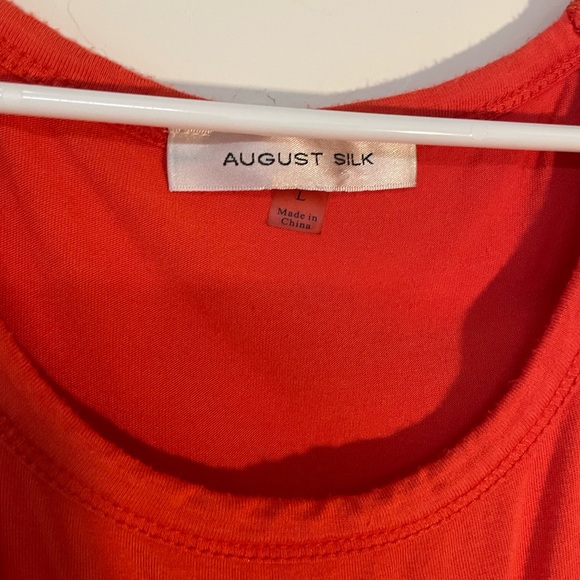 Red/orange top with arm/shoulder cut outs - Picture 5 of 5